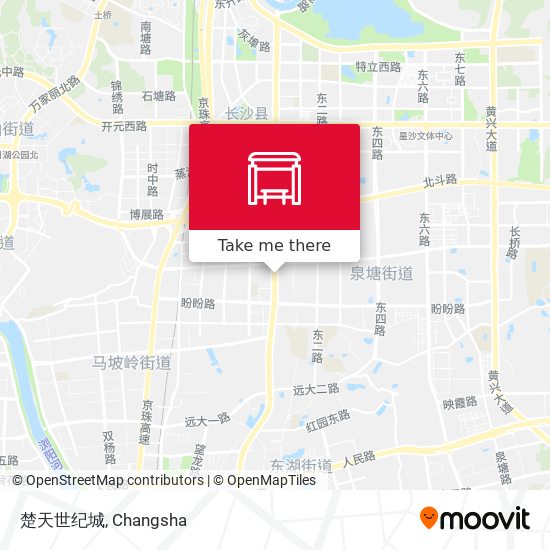 楚天世纪城 map