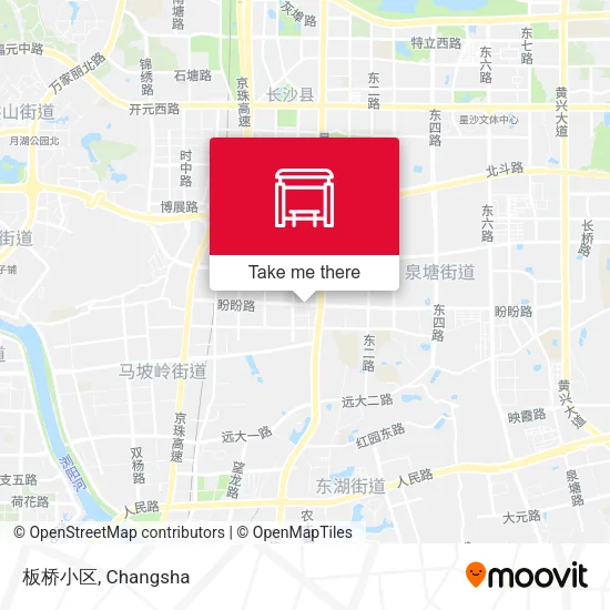 板桥小区 map