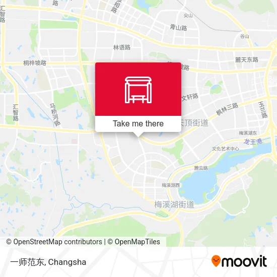 一师范东 map