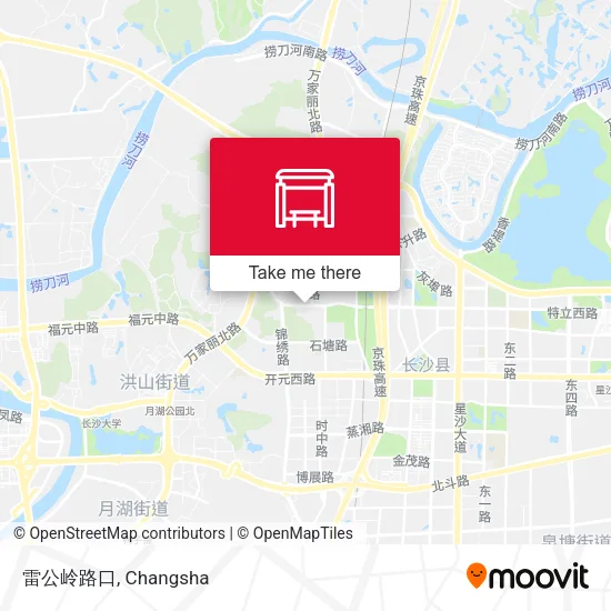 雷公岭路口 map
