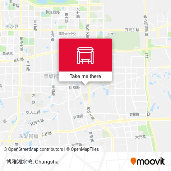 博雅湘水湾 map