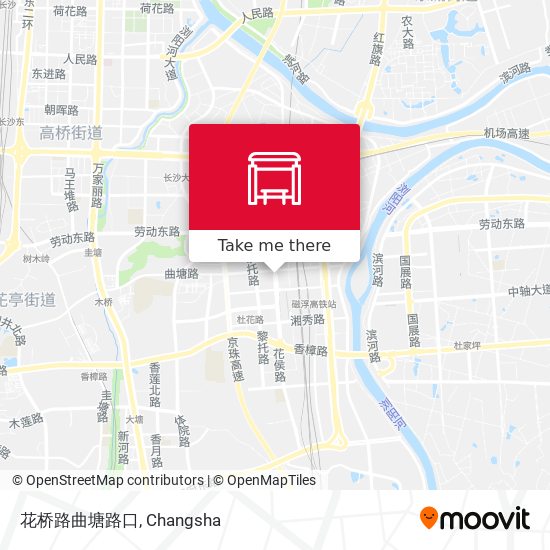 花桥路曲塘路口 map