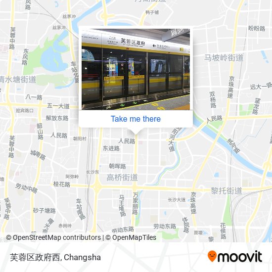 芙蓉区政府西 map