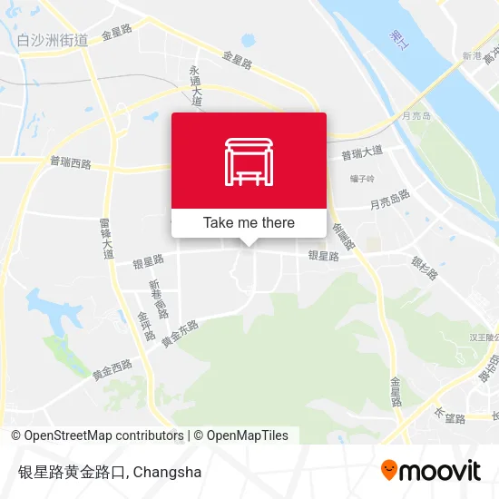 银星路黄金路口 map