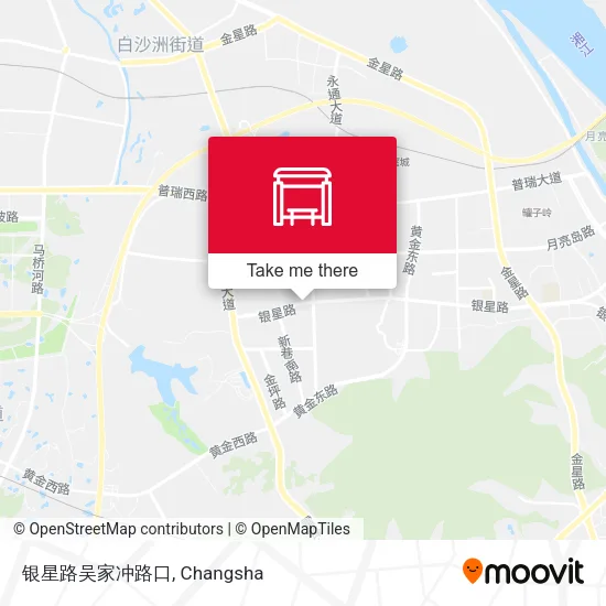 银星路吴家冲路口 map