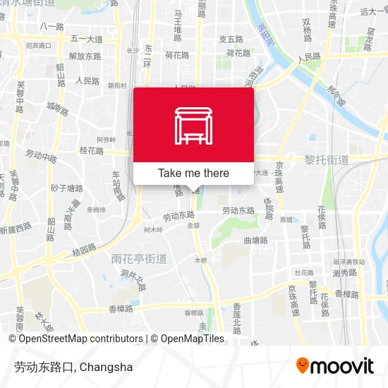 劳动东路口 map