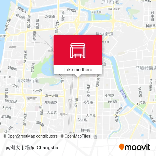 南湖大市场东 map