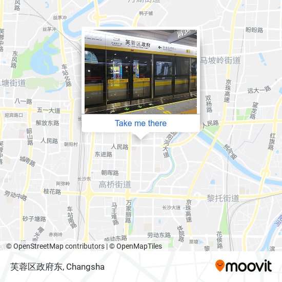 芙蓉区政府东 map