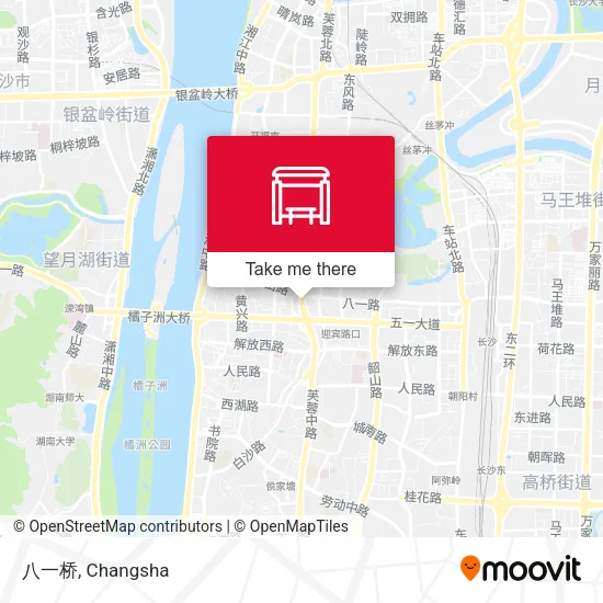 八一桥 map
