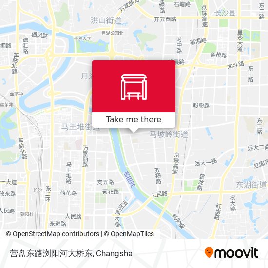 营盘东路浏阳河大桥东 map