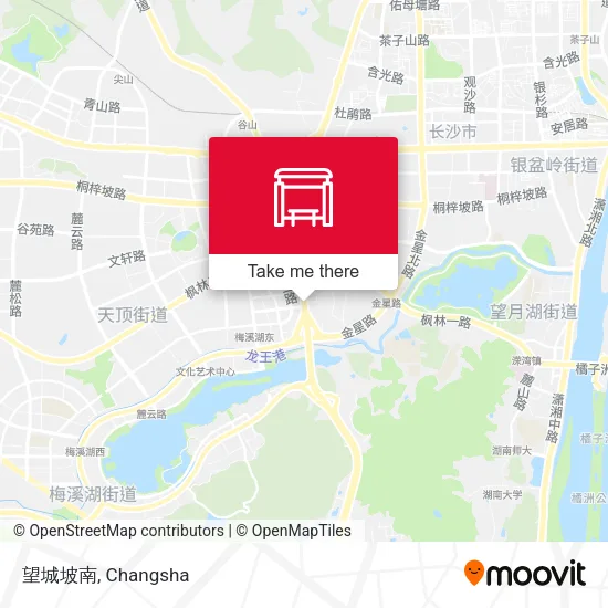 望城坡南 map