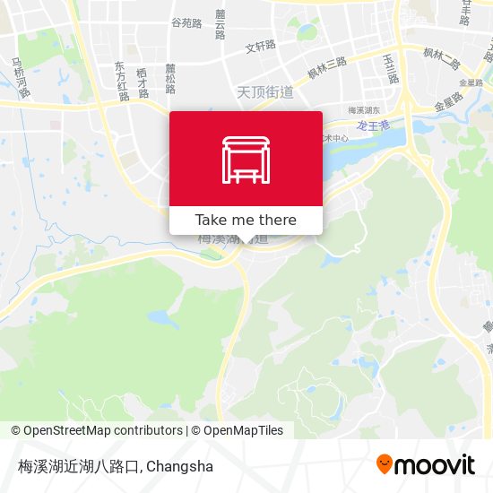 梅溪湖近湖八路口 map