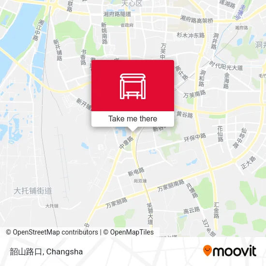 韶山路口 map