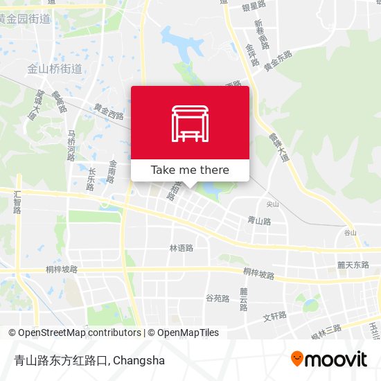 青山路东方红路口 map
