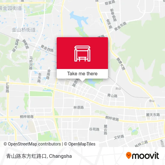 青山路东方红路口 map