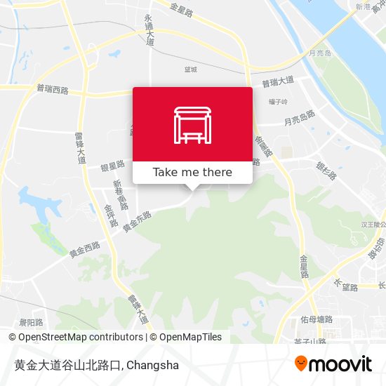 黄金大道谷山北路口 map