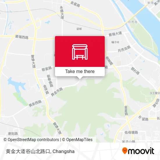 黄金大道谷山北路口 map