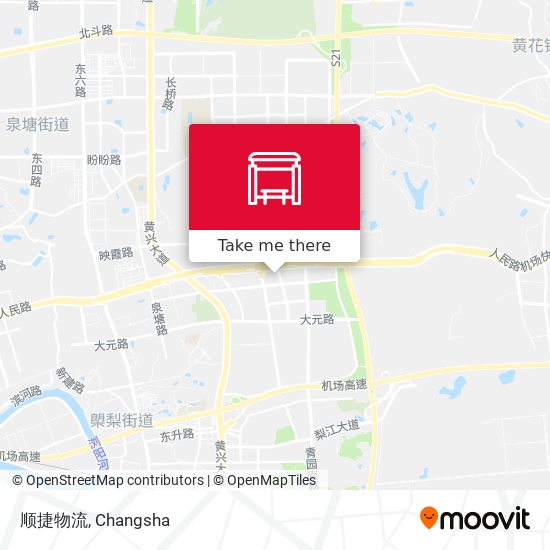 顺捷物流 map