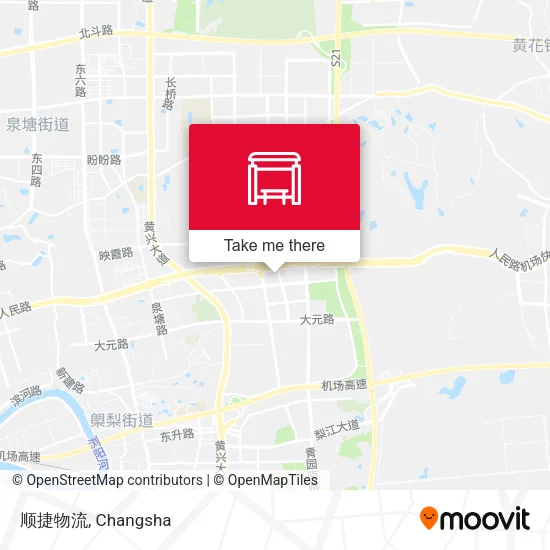 顺捷物流 map