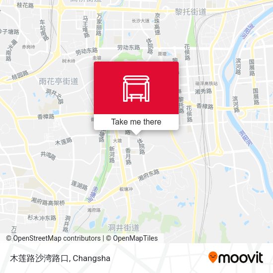 木莲路沙湾路口 map