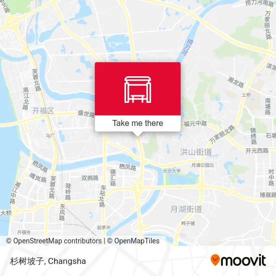 杉树坡子 map