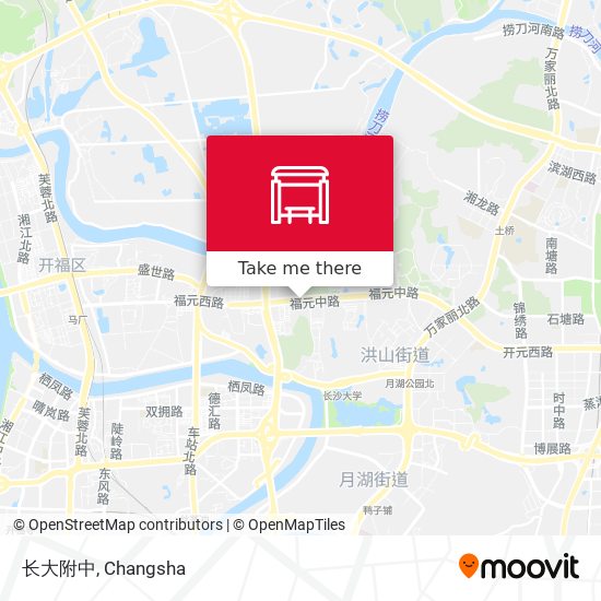 长大附中 map