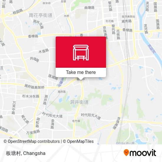 板塘村 map