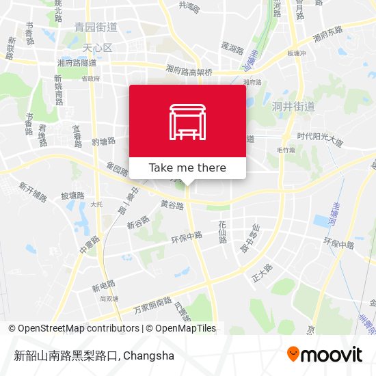 新韶山南路黑梨路口 map