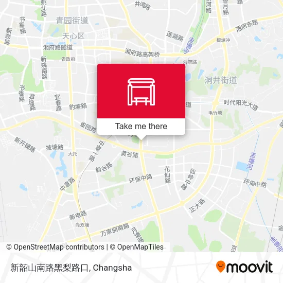 新韶山南路黑梨路口 map