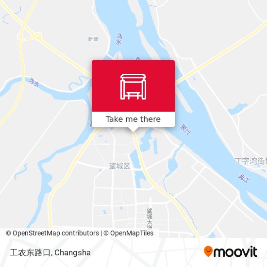 工农东路口 map