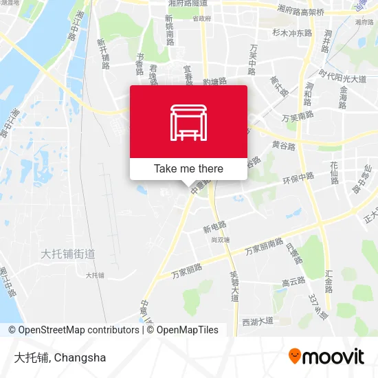 大托铺 map