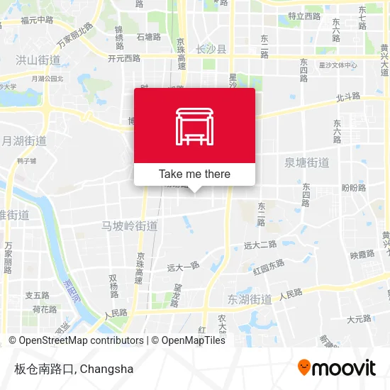 板仓南路口 map