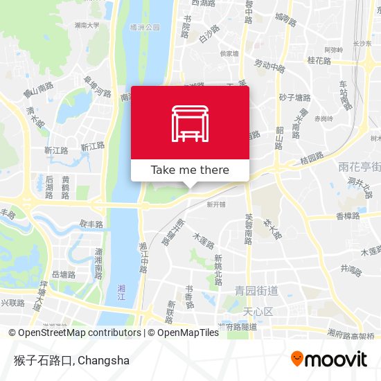 猴子石路口 map