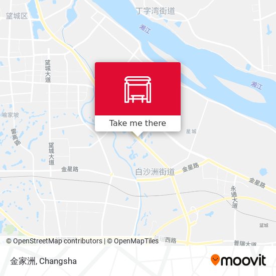 金家洲 map