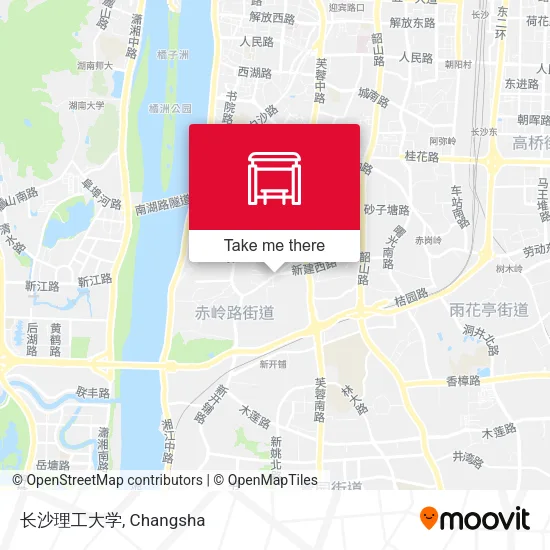 长沙理工大学 map