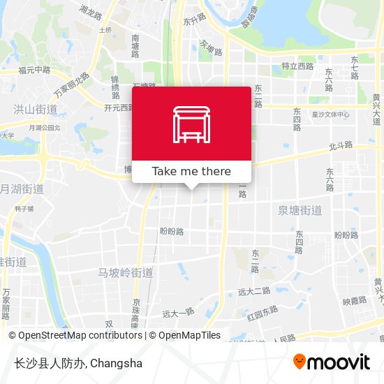 长沙县人防办 map