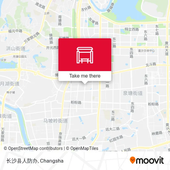 长沙县人防办 map