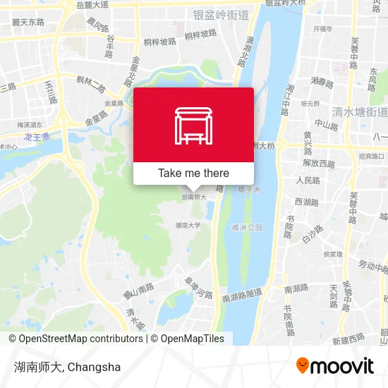 湖南师大 map