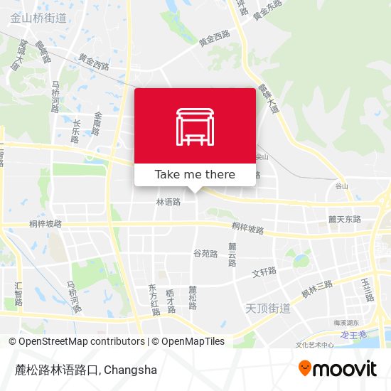 麓松路林语路口 map