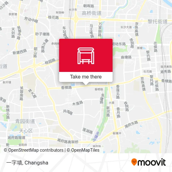 一字墙 map