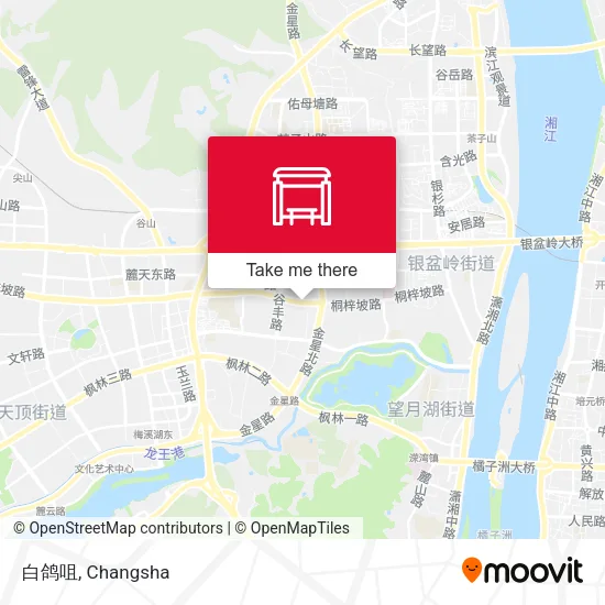 白鸽咀 map