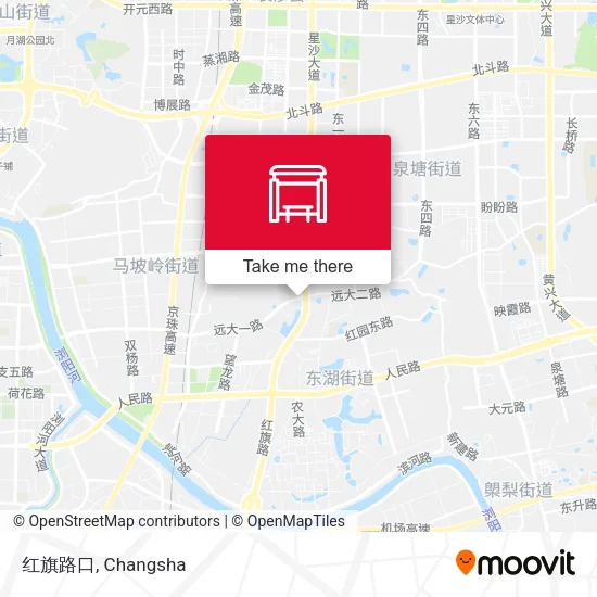 红旗路口 map