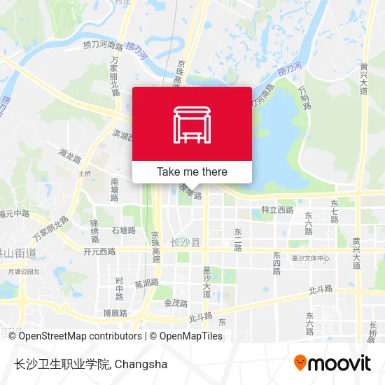 长沙卫生职业学院 map