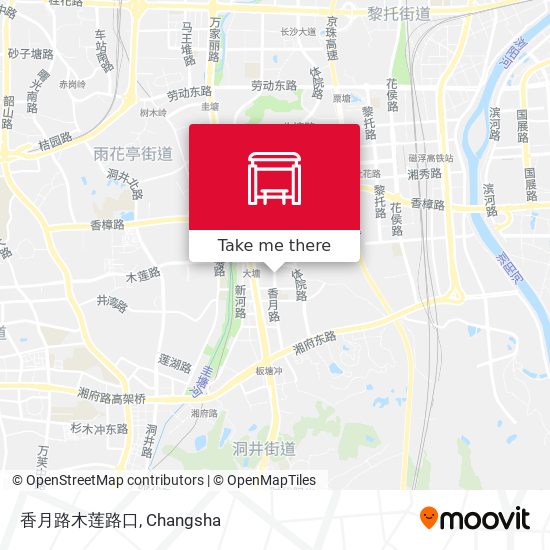 香月路木莲路口 map