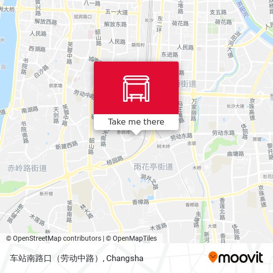 车站南路口（劳动中路） map