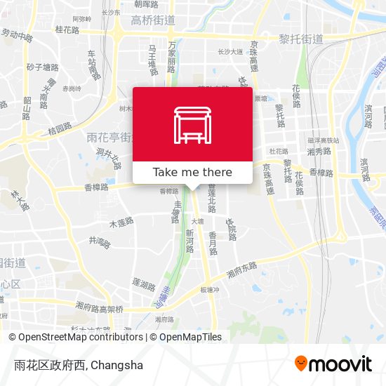 雨花区政府西 map