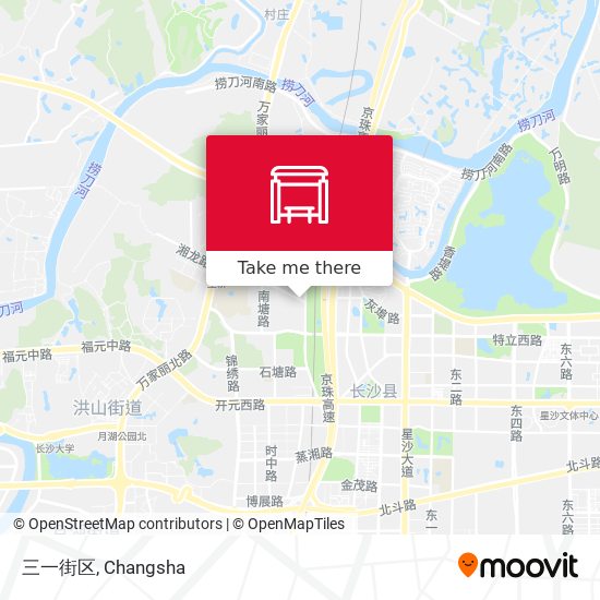 三一街区 map