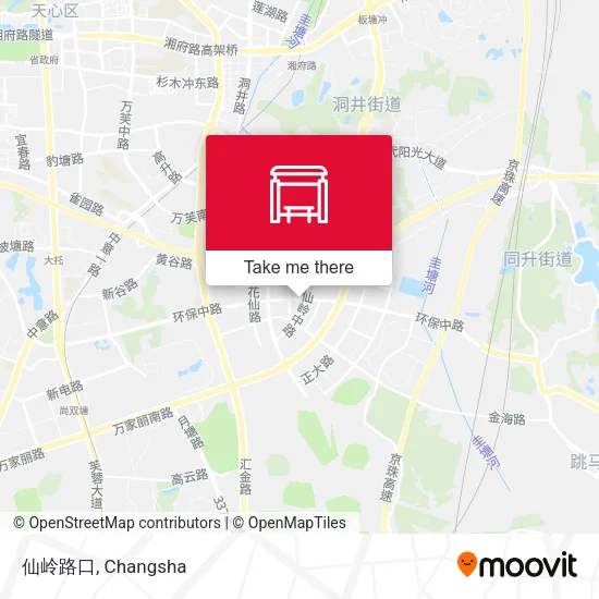仙岭路口 map