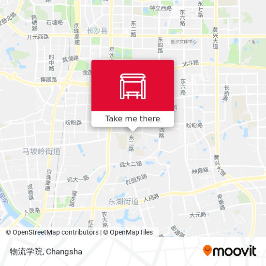 物流学院 map
