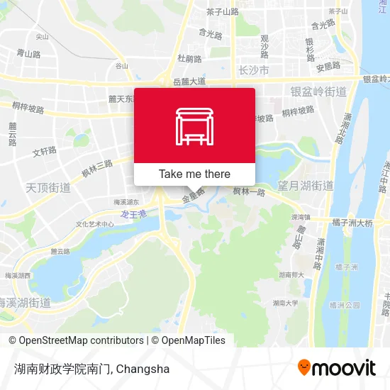 湖南财政学院南门 map